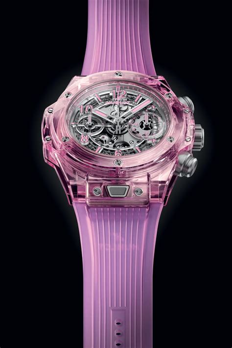 hublot damen uhr pink|Big Bang Unico Pink Sapphire 42 mm .